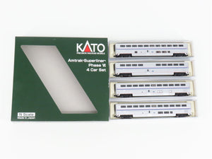 N Scale KATO 106-3515 AMTK Amtrak Phase VI Superliner I 4-Car Passenger Set A