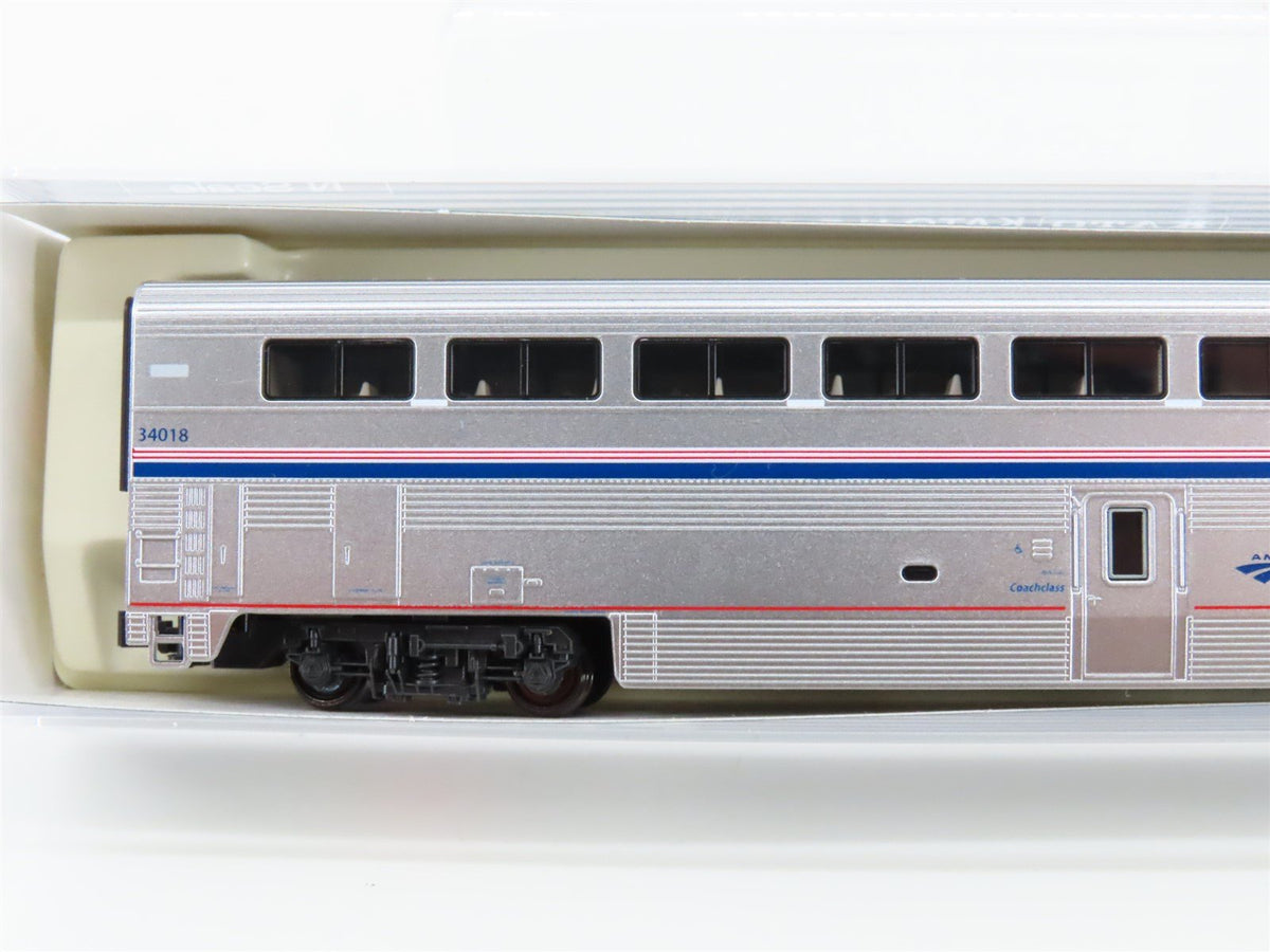 N Scale KATO 106-3515 AMTK Amtrak Phase VI Superliner I 4-Car Passenger Set A