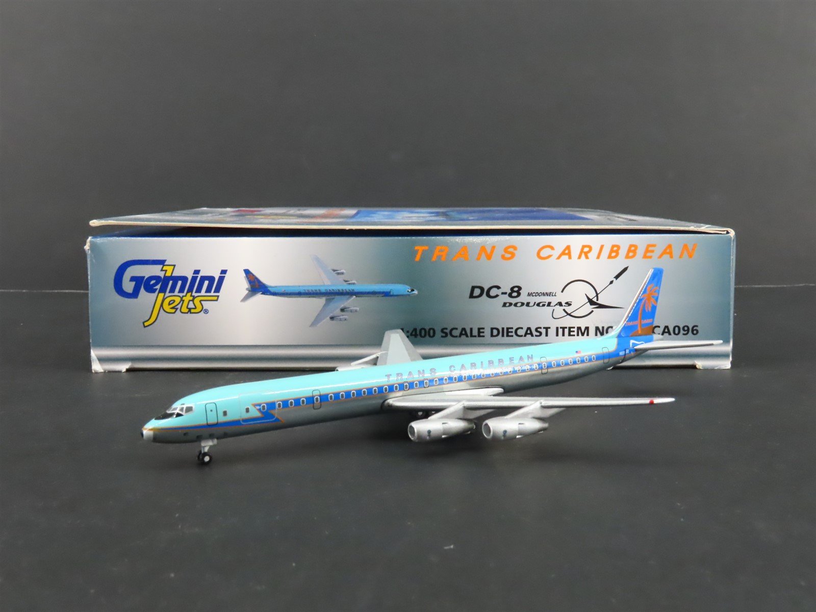 1:400 Gemini Jets Die Cast GJTCA095 Trans Caribbean McDonnell Douglas DC-8-61