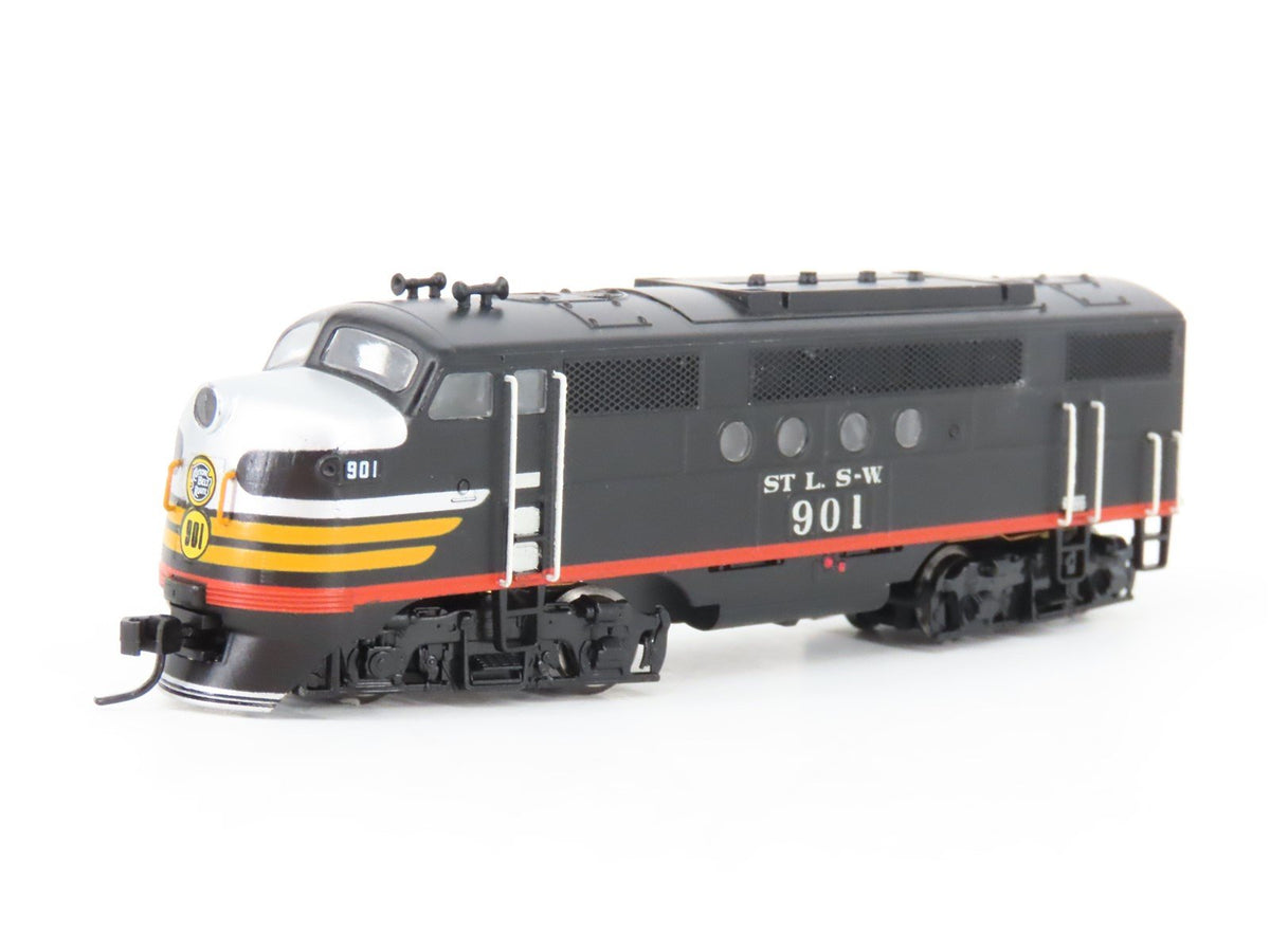 N InterMountain 69004-01 SSW Cotton Belt &quot;Black Widow&quot; EMD FTA/B Diesel Set