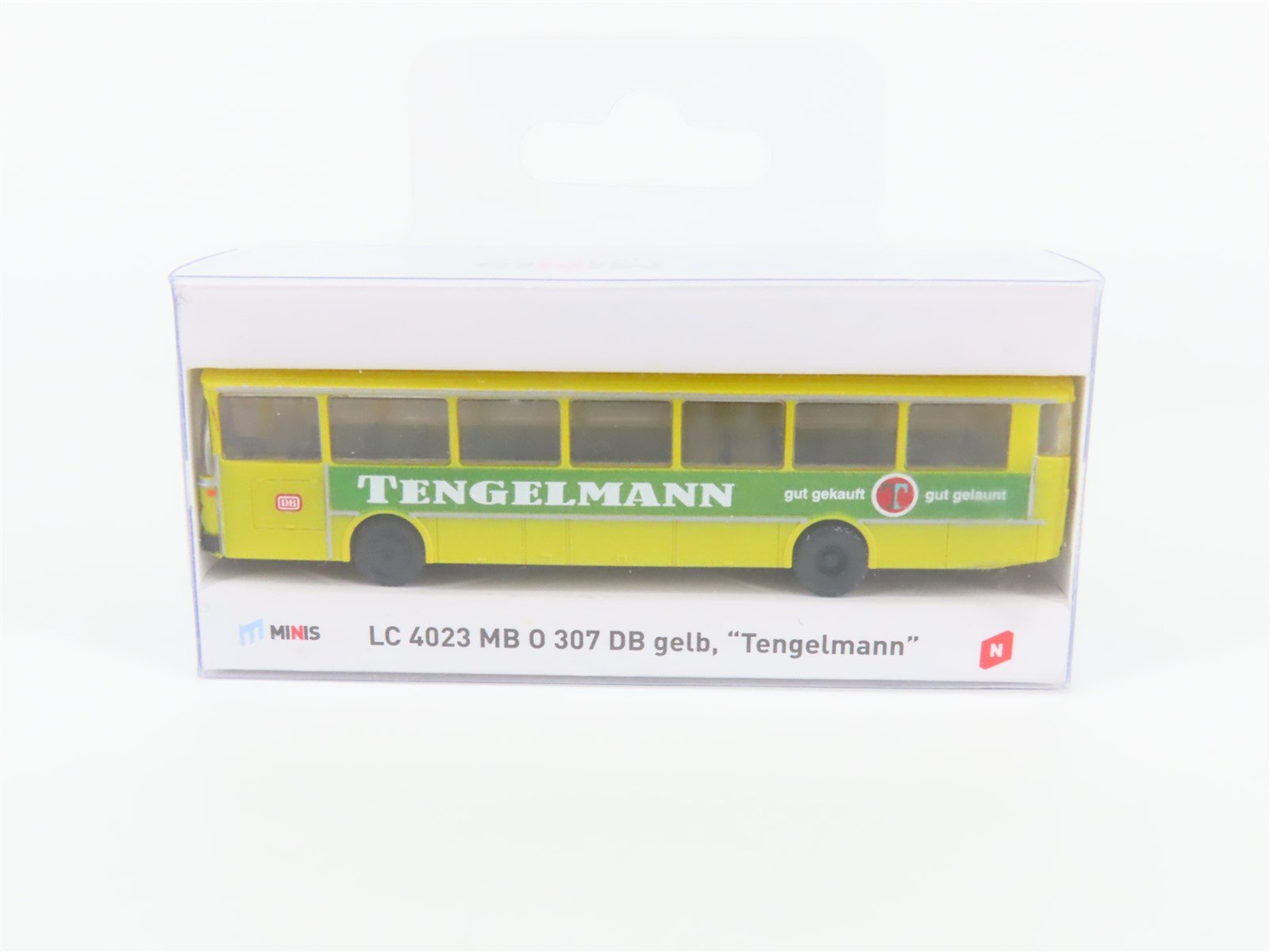 N 1:160 Scale Lemke Minis LC4023 MB Mercedes-Benz O 307 DB Tengelmann Bus