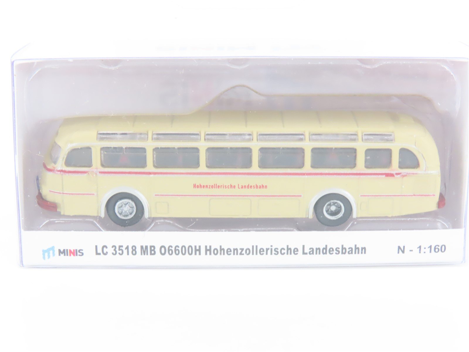 N 1:160 Lemke Minis LC3518 MB Mercedes-Benz Hohenzollerische Landesbahn Bus