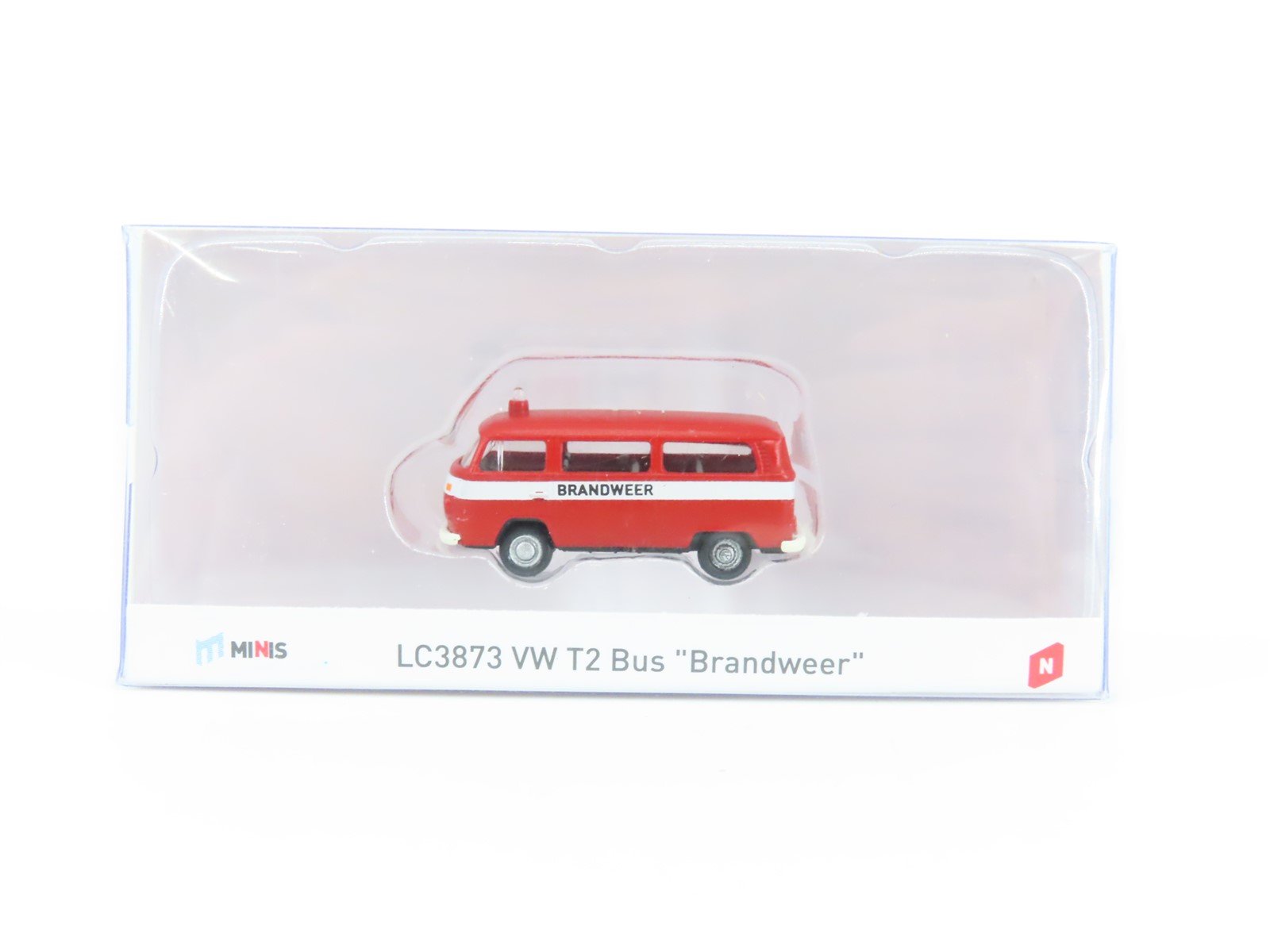 N 1:160 Scale Lemke Minis LC3873 VW Volkswagen T2 Brandweer Bus