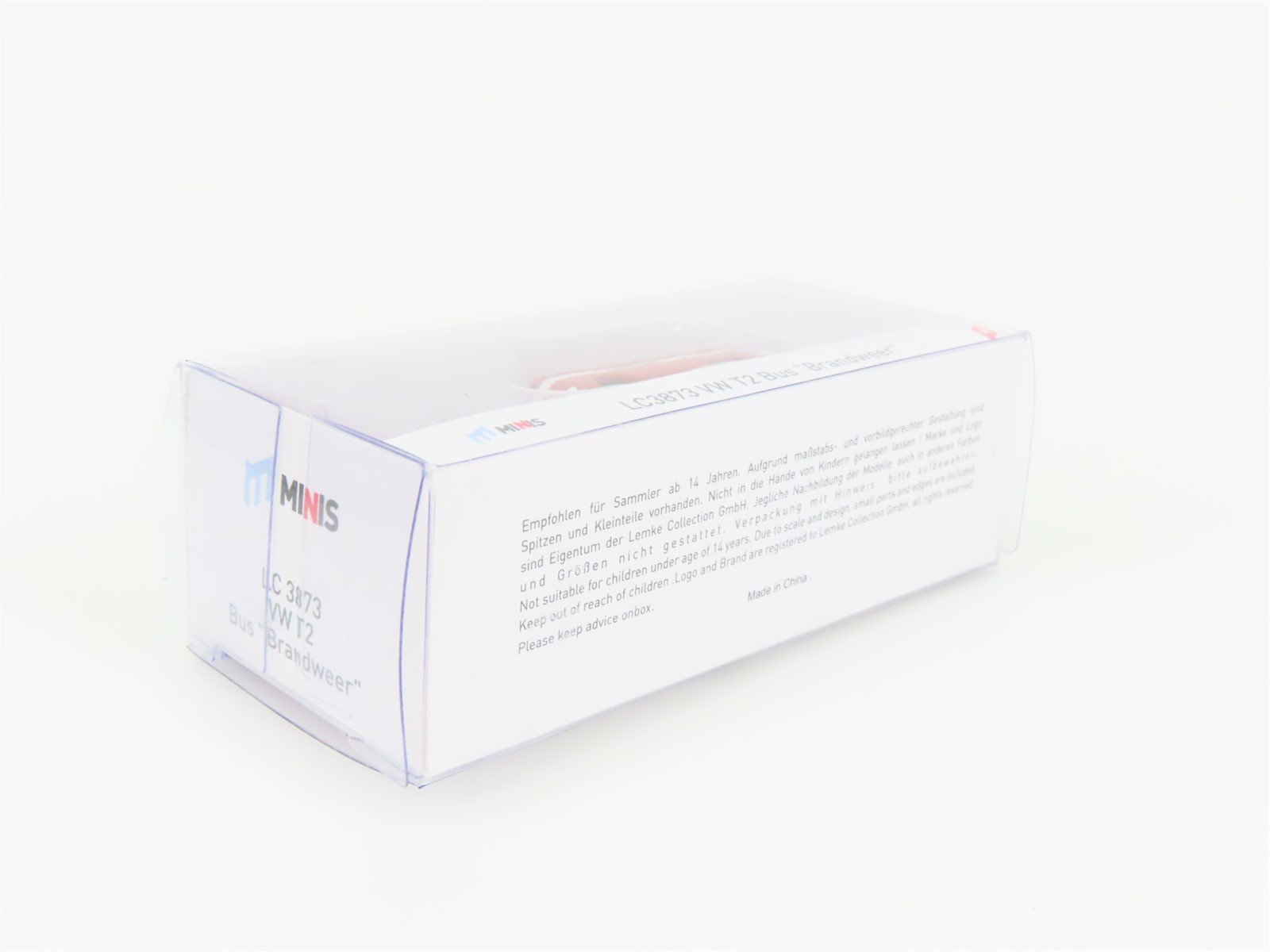 N 1:160 Scale Lemke Minis LC3873 VW Volkswagen T2 Brandweer Bus
