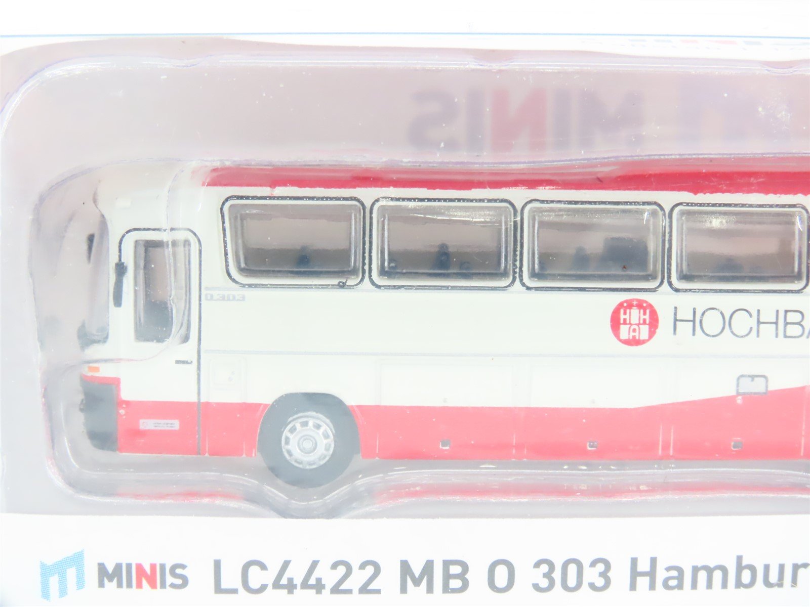 N 1:160 Scale Lemke Minis LC4422 MB Mercedes-Benz Hamburger Hochbahn Bus
