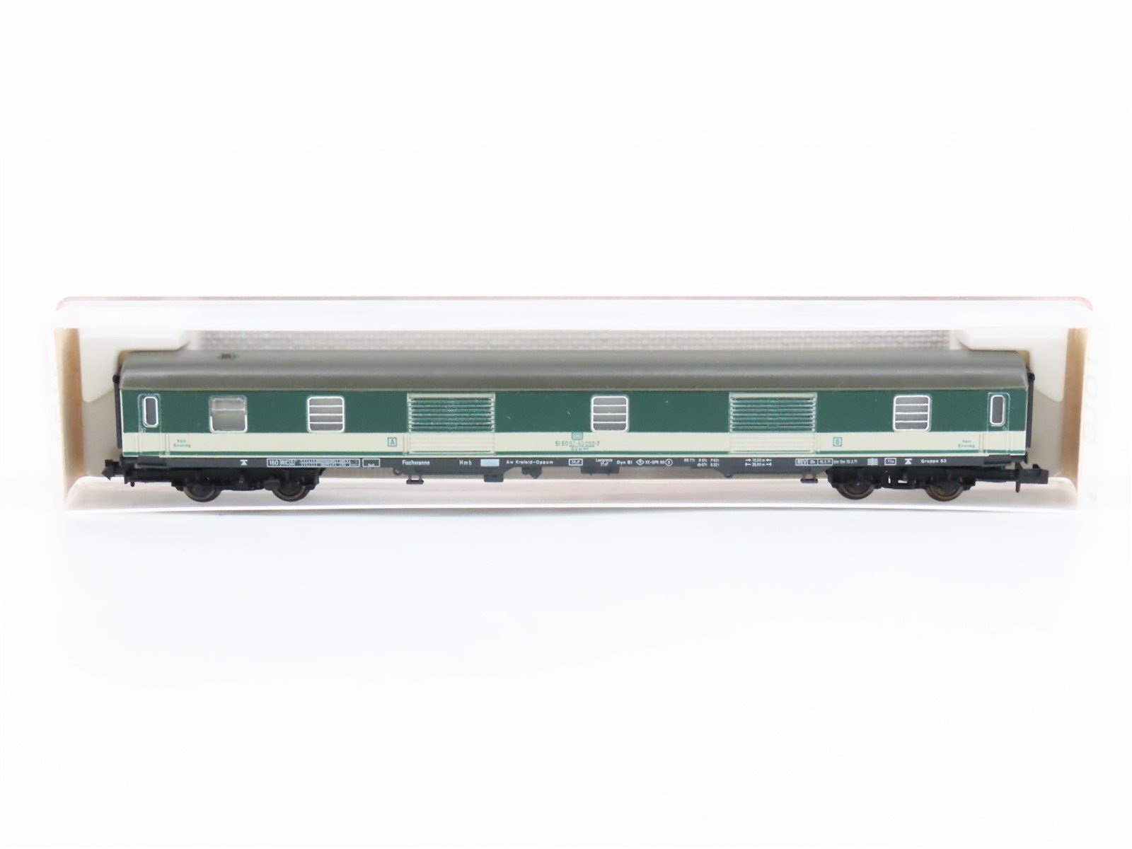 N Scale Fleischmann 8101 DB German Baggage Passenger Car #050-7