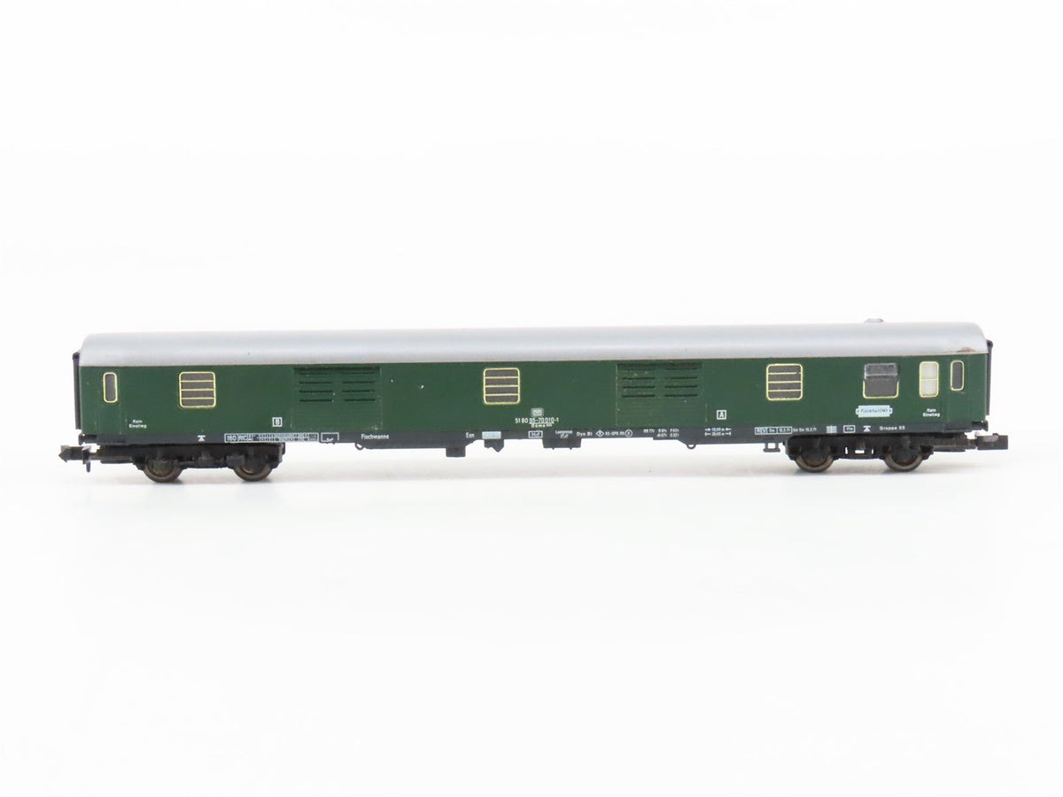 N Scale Fleischmann 8100 DB German Baggage Passenger Car #010-1