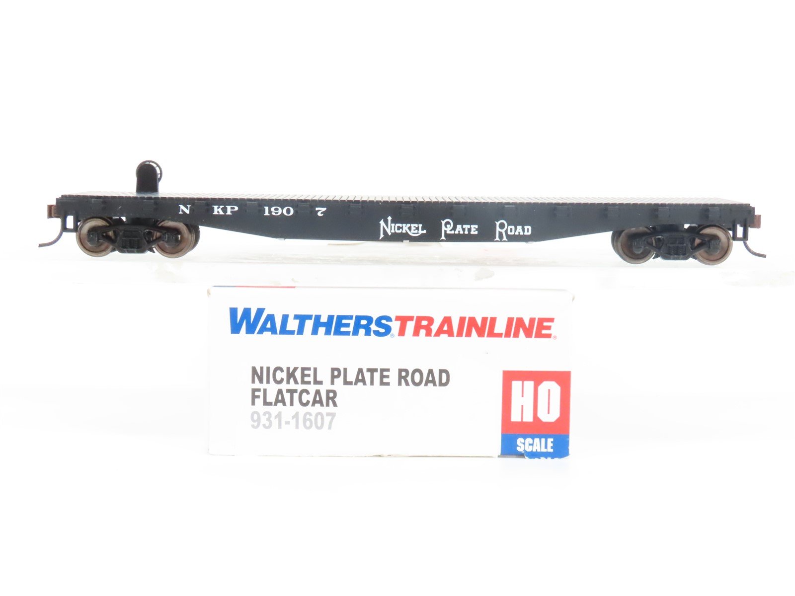 HO Scale Walthers Trainline 931-1607 NKP Nickel Plate Road Flat Car #1907