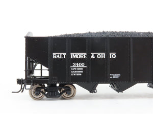 HO Scale Broadway Limited Imports 4450 B&O Baltimore & Ohio 3-Bay Hopper #3400