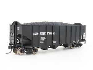 HO Scale Broadway Limited Imports 4450 B&O Baltimore & Ohio 3-Bay Hopper #3400