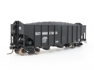 HO Scale Broadway Limited Imports 4450 B&O Baltimore & Ohio 3-Bay Hopper #3400