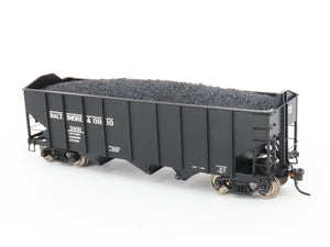 HO Scale Broadway Limited Imports 4450 B&O Baltimore & Ohio 3-Bay Hopper #3400