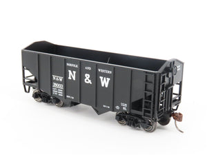 HO Scale Bowser 41404 N&W Norfolk & Western 2-Bay Open Hopper #38003