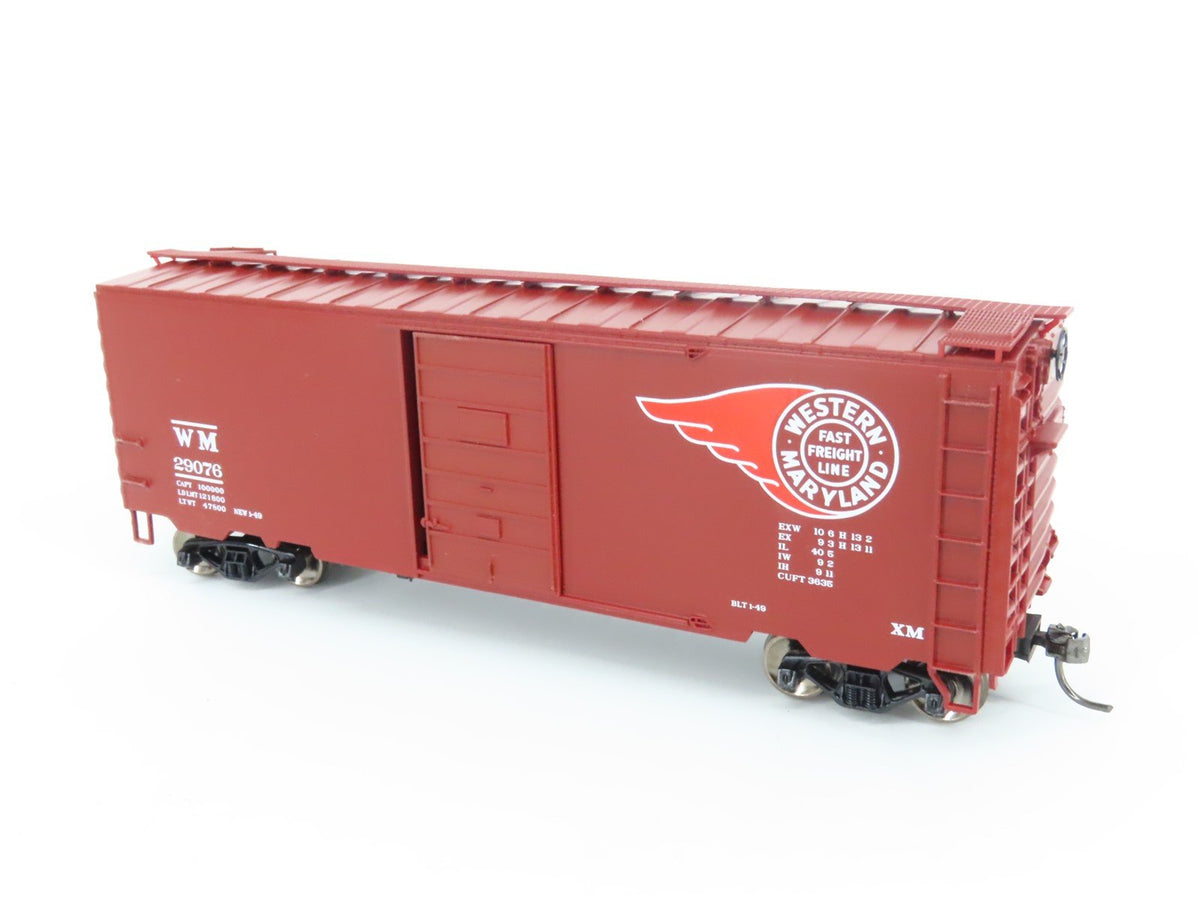 HO Scale MTH 85-74048 WM Western Maryland &quot;Fast Freight&quot; 40&#39; S Box Car #29076