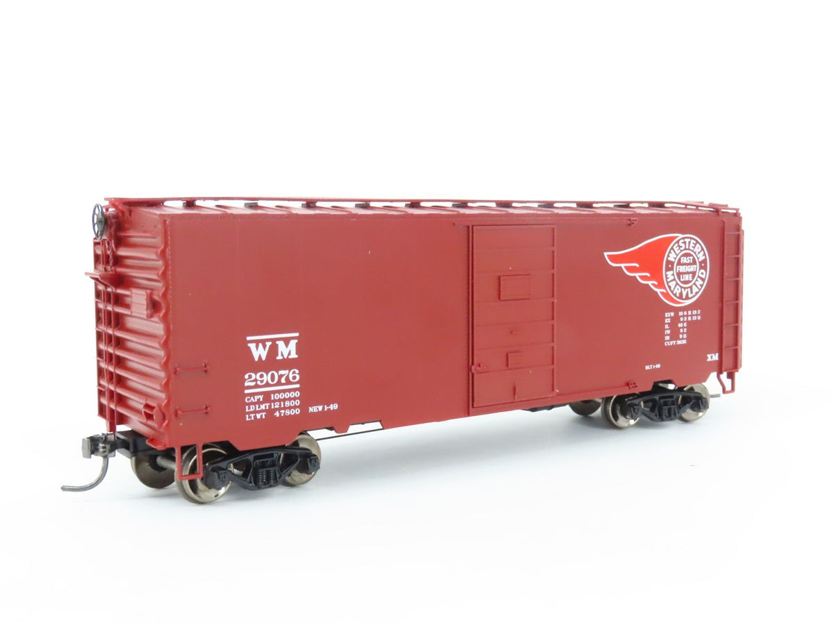 HO Scale MTH 85-74048 WM Western Maryland &quot;Fast Freight&quot; 40&#39; S Box Car #29076