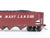 HO Scale Athearn ATH72727 WM Western Maryland 4-Bay Coal Hopper 4-Pack