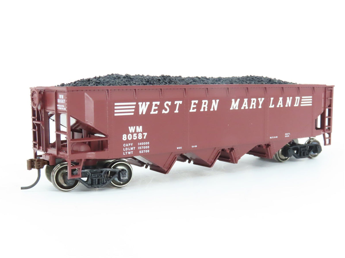 HO Scale Athearn ATH72727 WM Western Maryland 4-Bay Coal Hopper 4-Pack