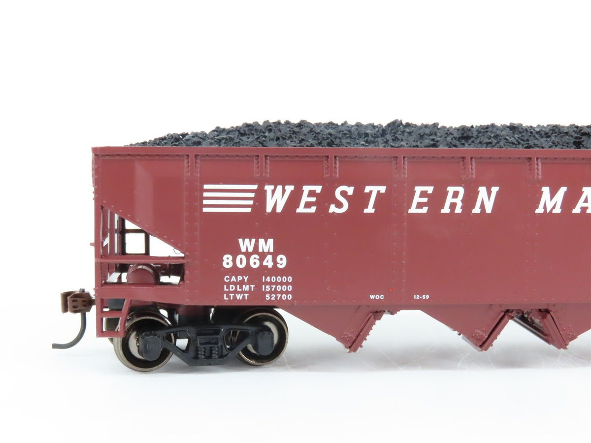 HO Scale Athearn ATH72727 WM Western Maryland 4-Bay Coal Hopper 4-Pack