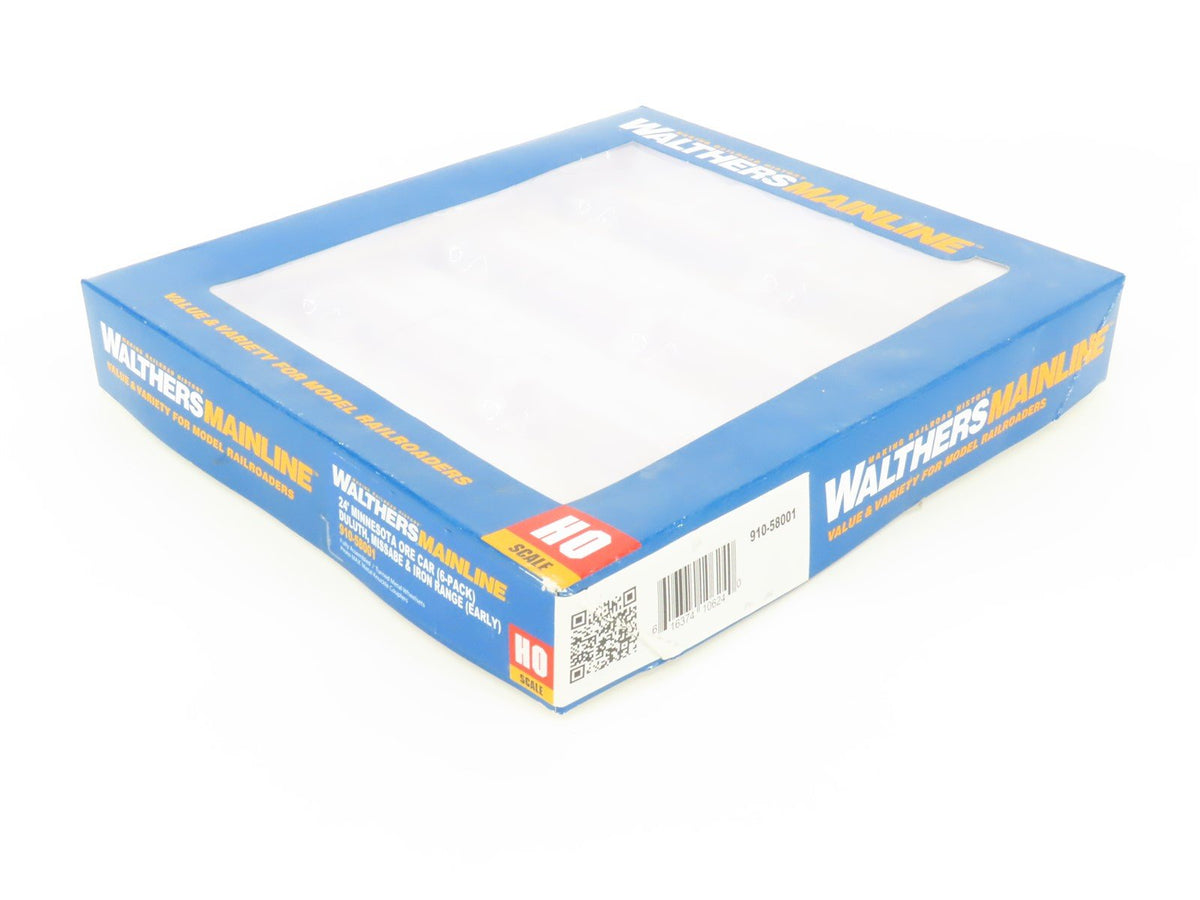 HO Walthers Mainline 910-58001 DM&amp;I Duluth Missabe &amp; Iron Range Ore Car 6-Pack