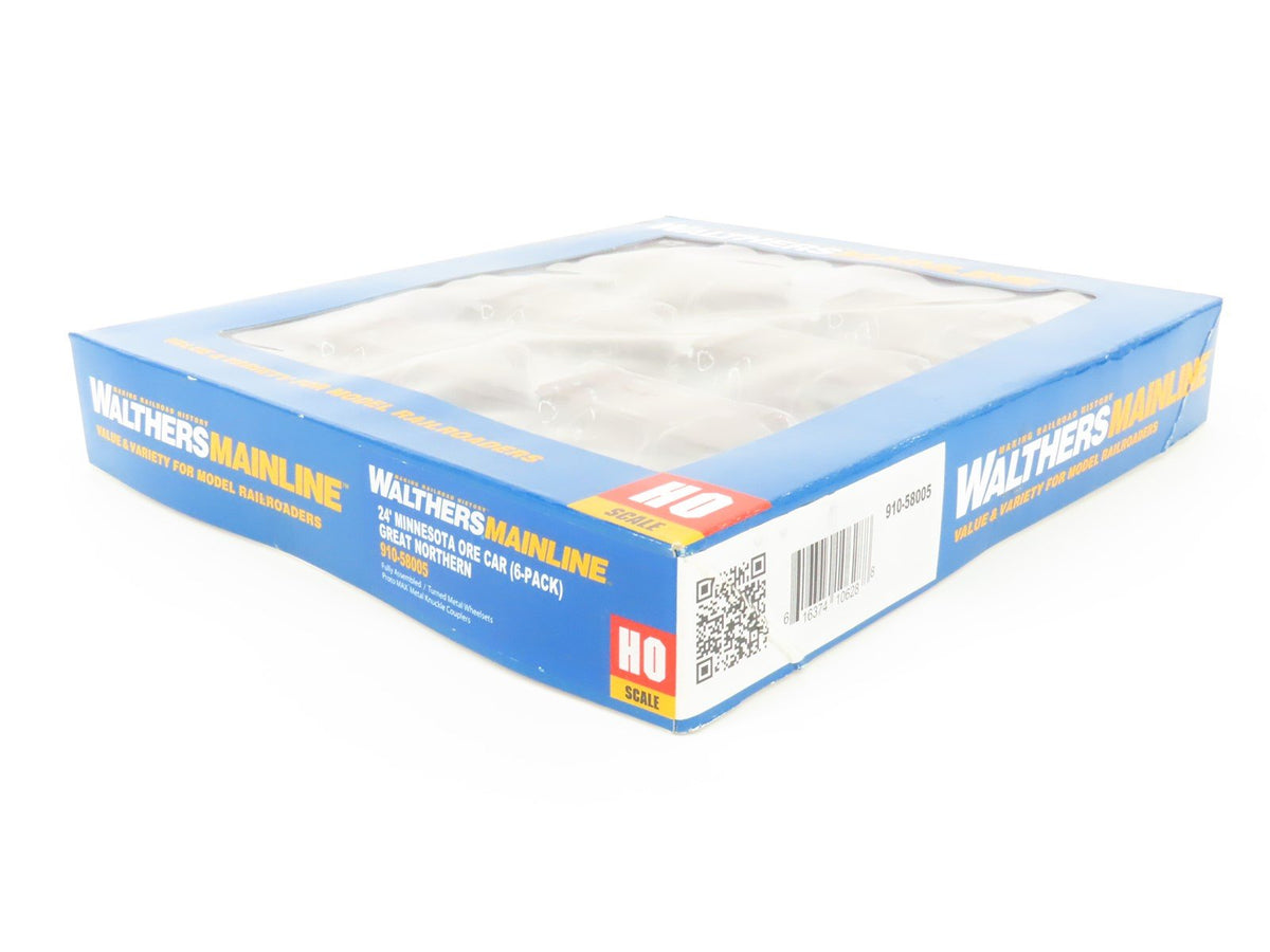 HO Scale Walthers Mainline 910-58005 GN Great Northern 24&#39; Ore Car 6-Pack Sealed
