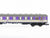 N Scale Fleischmann DB German Purple 2nd Class Corridor Coach Passenger #506-8