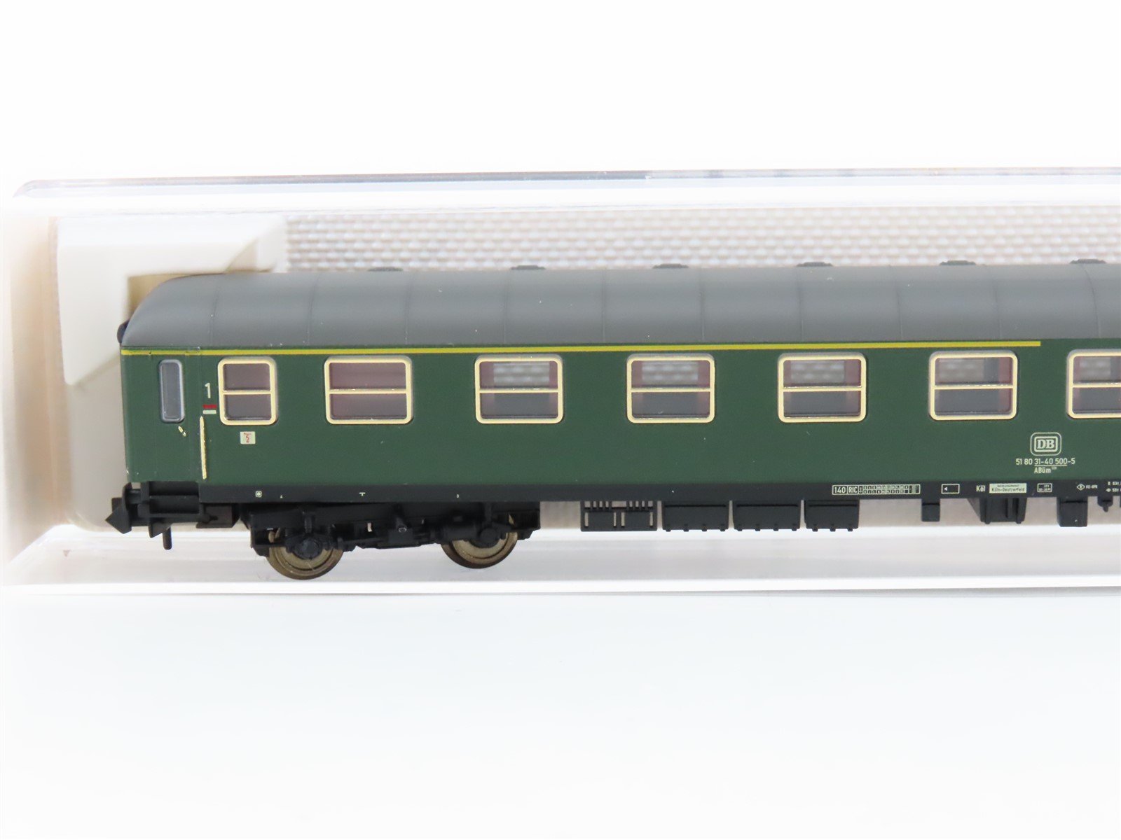 N Fleischmann 8113K DB German 1st/2nd Class Corridor Coach Passenger Car #500-5