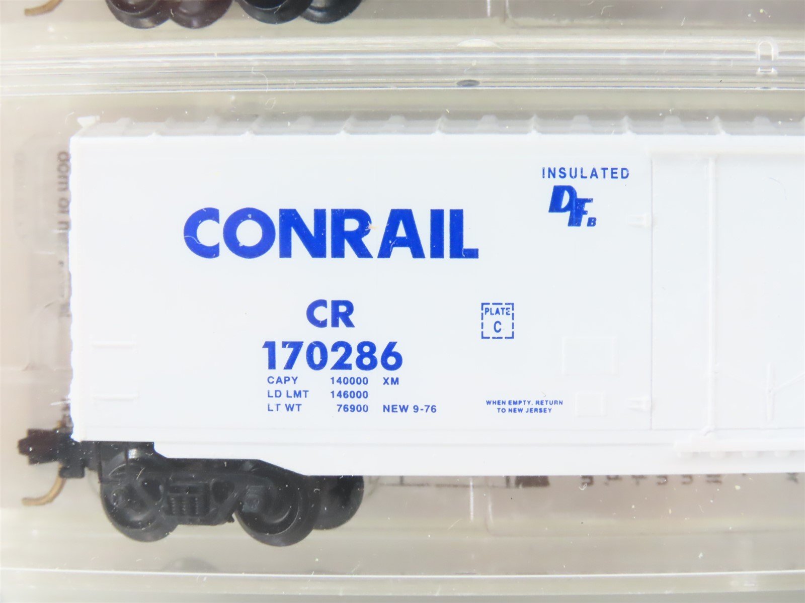 N Micro-Trains MTL Raleigh Rails CR Conrail NY Giants Box Car 2-Pack Sealed