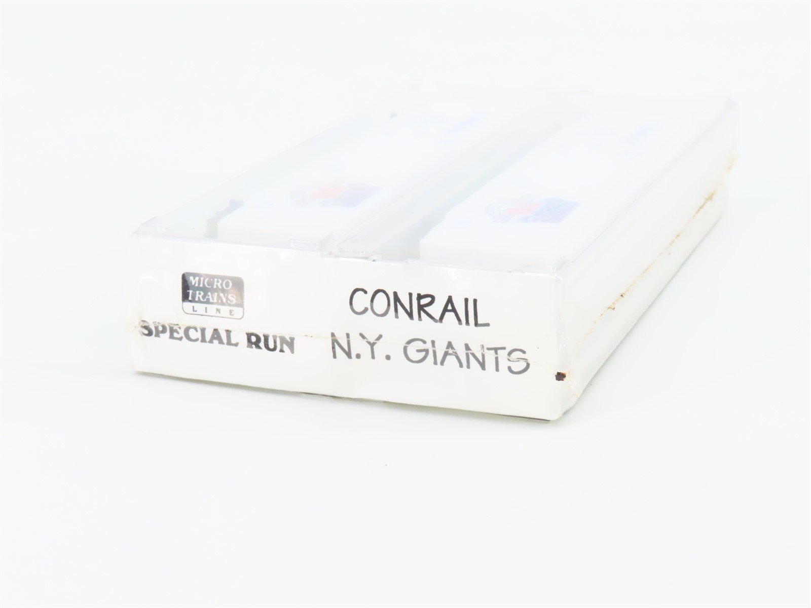 N Micro-Trains MTL Raleigh Rails CR Conrail NY Giants Box Car 2-Pack Sealed