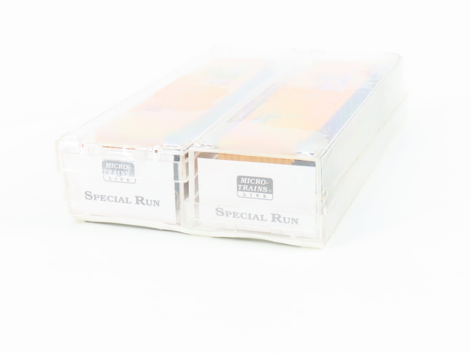 N Scale Micro-Trains MTL Raleigh Rails FGER Solid Gold Box Car 2-Pack Sealed