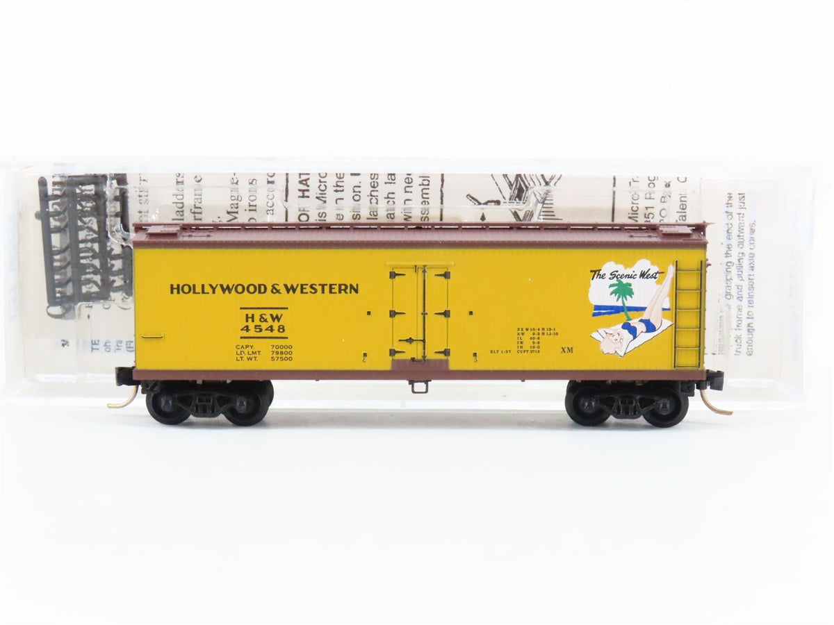 N Micro-Trains MTL Heritage Collection #9 H&amp;W Hollywood &amp; Western Reefer #4548