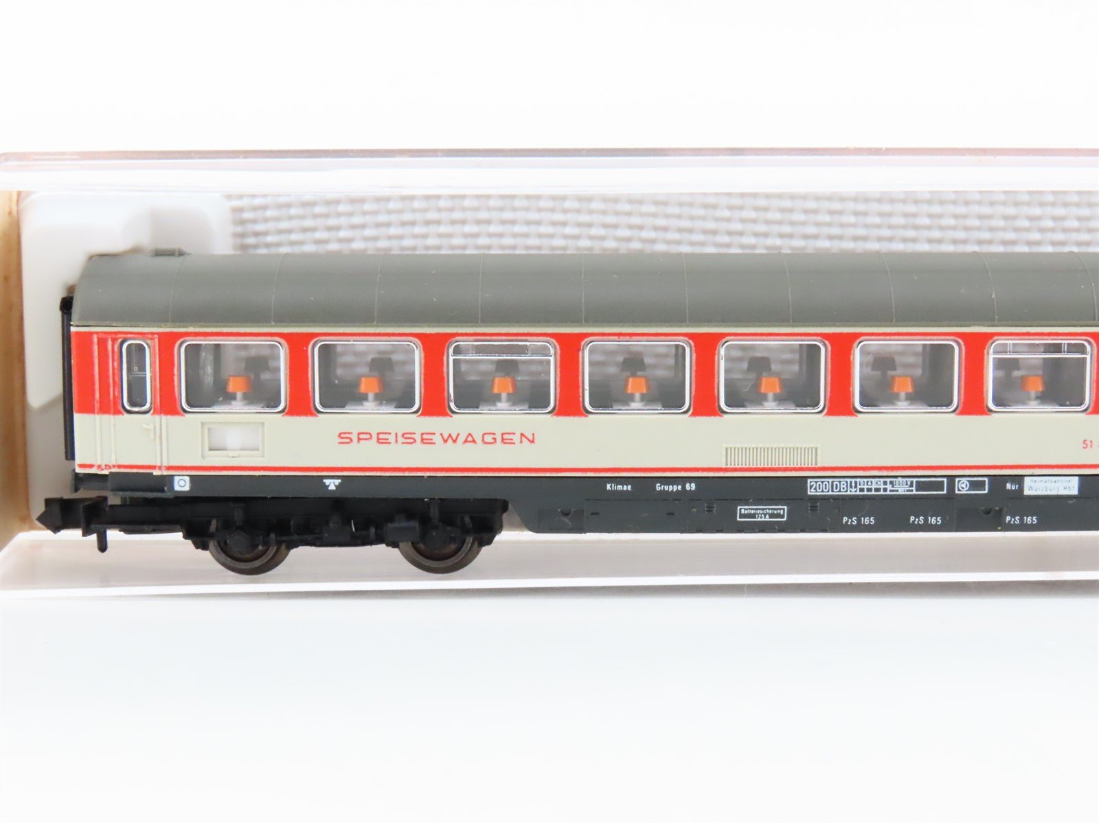 N Scale Fleischmann 8119 DB-AG German Speisewagen Diner Passenger Car #235-1