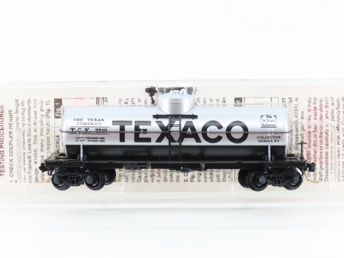 N Scale Micro-Trains MTL NSC #3 Special Run TCX Texaco Single Dome Tank Car 3210