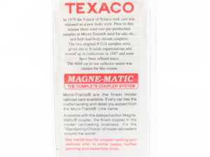 N Scale Micro-Trains MTL NSC #3 Special Run TCX Texaco Single Dome Tank Car 3210