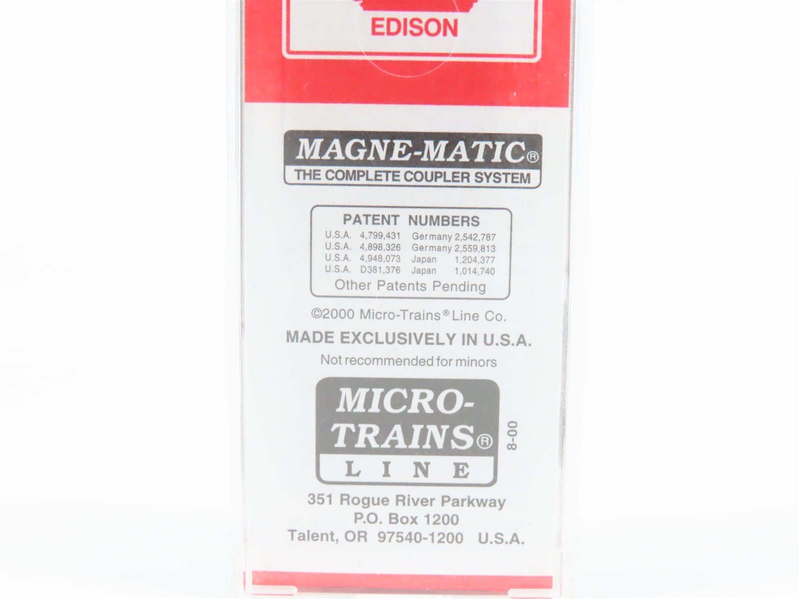 N Scale Micro-Trains MTL Special Run NER Northeast 2000 NTRAK Box Car #20001