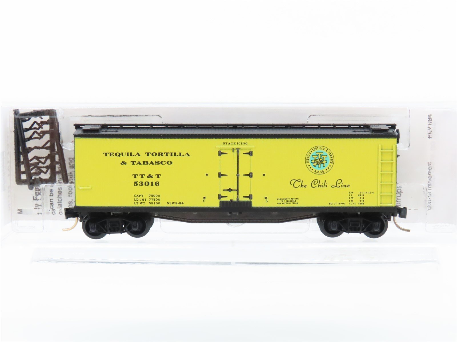 N Scale Micro-Trains MTL Special Run TT&T The Chili Line Reefer #53016