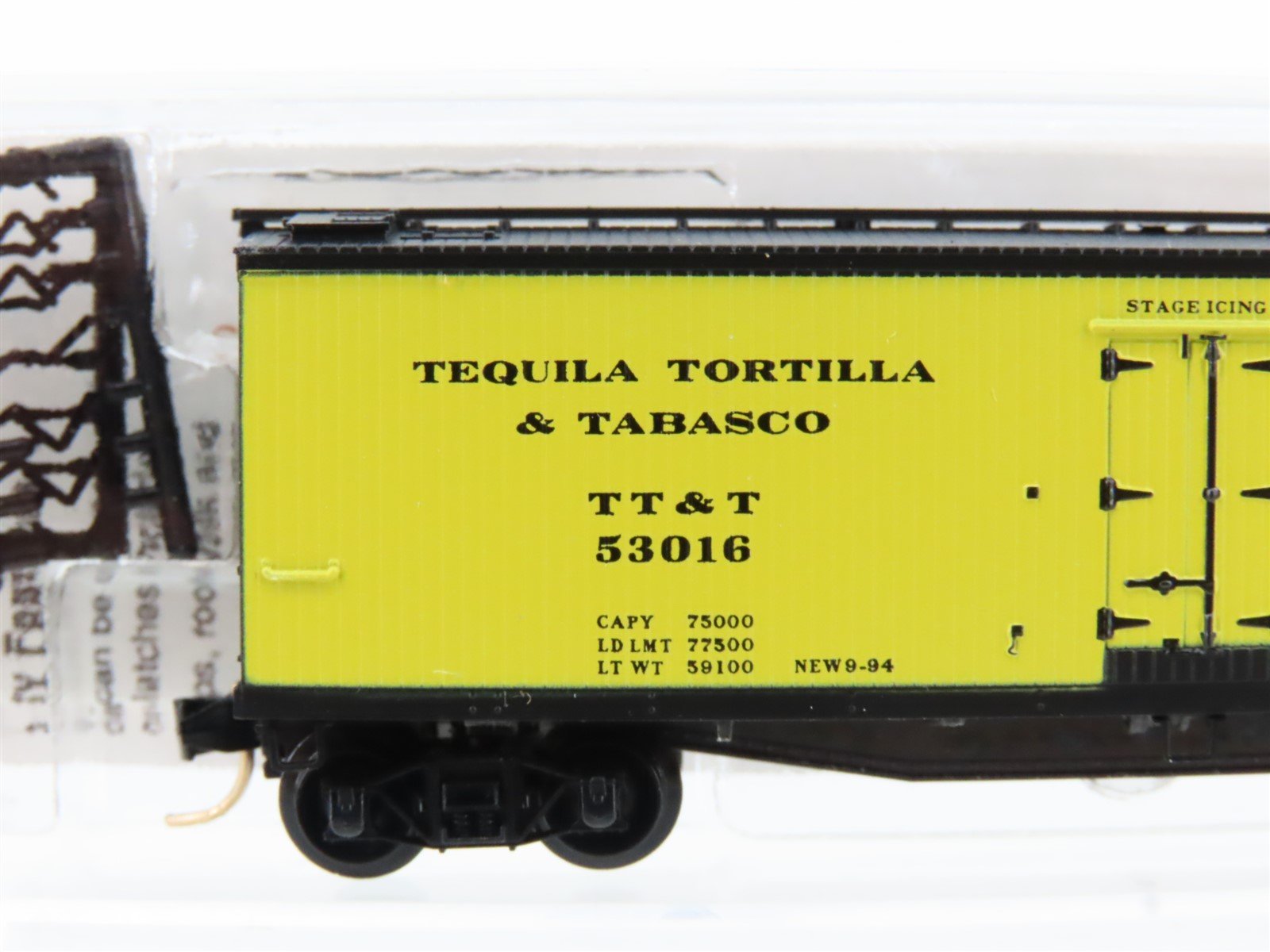 N Scale Micro-Trains MTL Special Run TT&T The Chili Line Reefer #53016