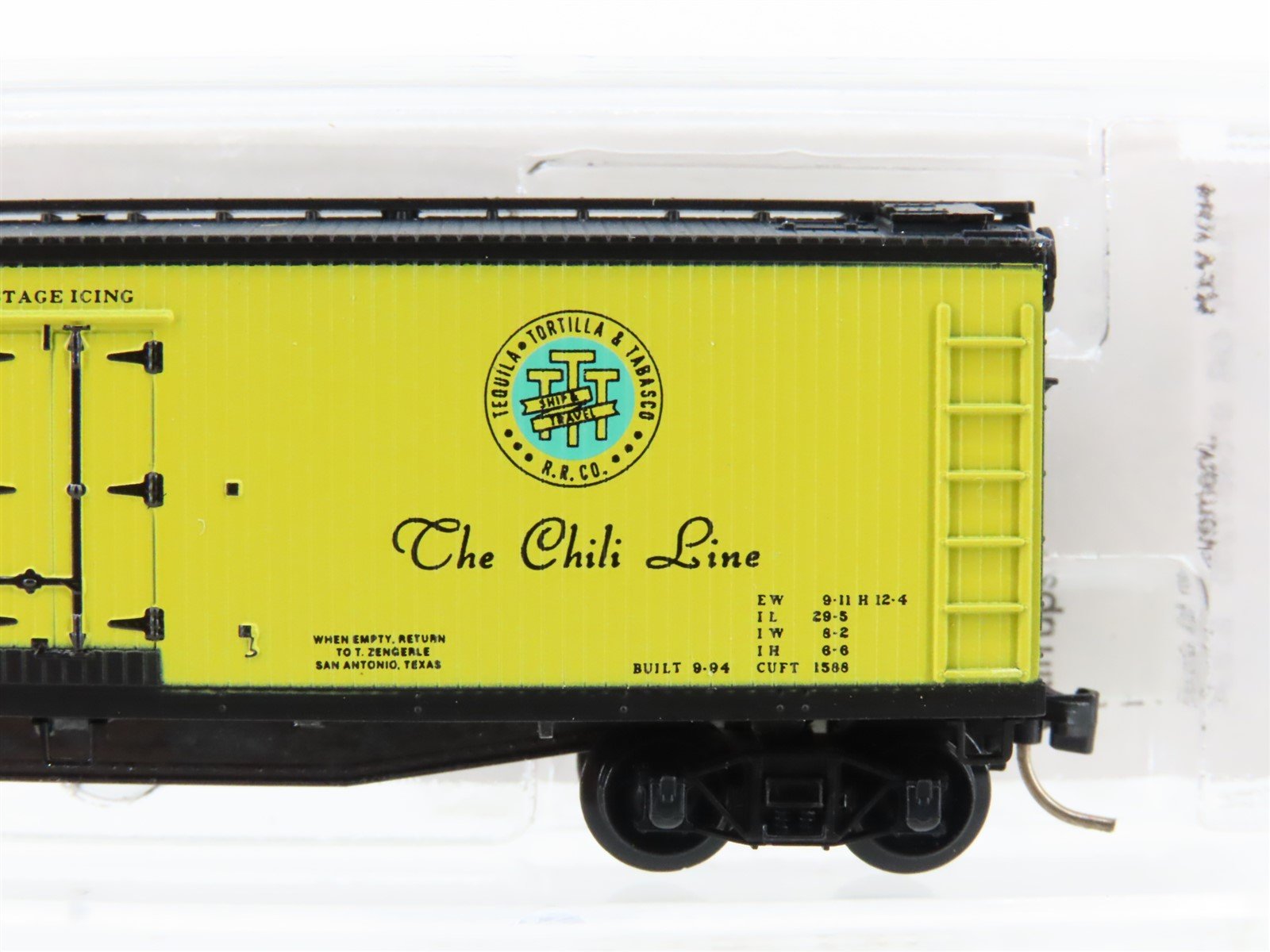 N Scale Micro-Trains MTL Special Run TT&T The Chili Line Reefer #53016