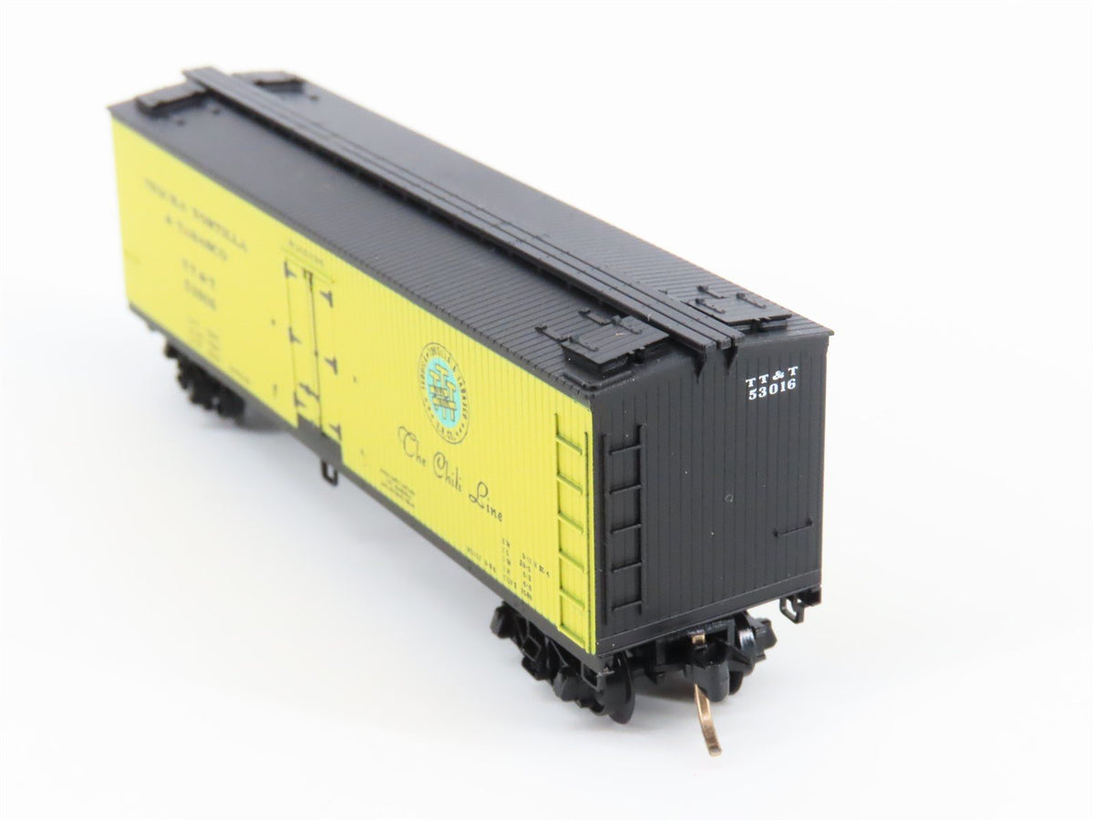 N Scale Micro-Trains MTL Special Run TT&amp;T The Chili Line Reefer #53016