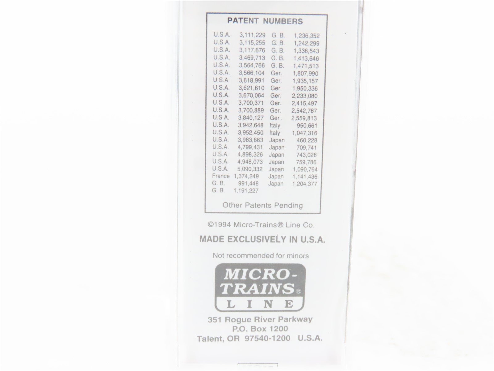 N Micro-Trains MTL Special Run G&O Genesee & Ontario 10th Anniversary Box Car