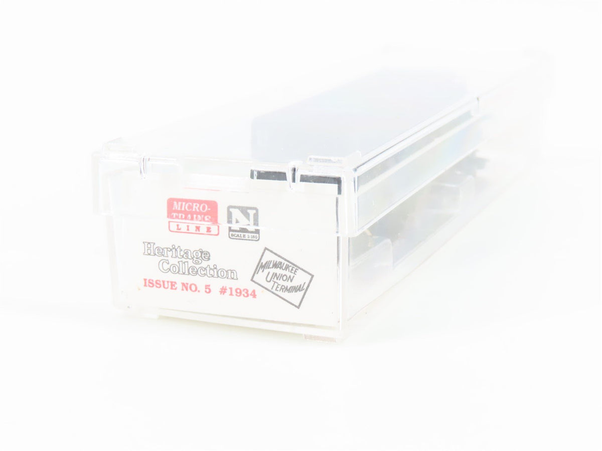 N Scale Micro-Trains MTL MUT Milwaukee Union Terminal 2-Bay Hopper #1934