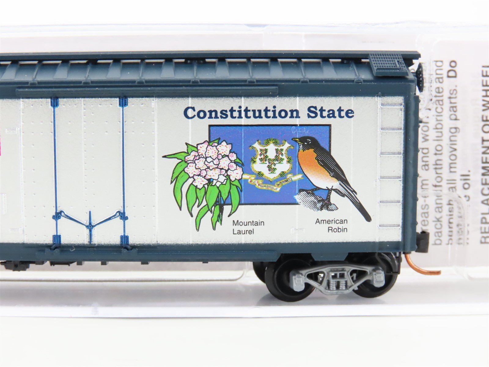 N Scale Micro-Trains MTL 02100412 CT Connecticut State Plug Door Box Car 1788