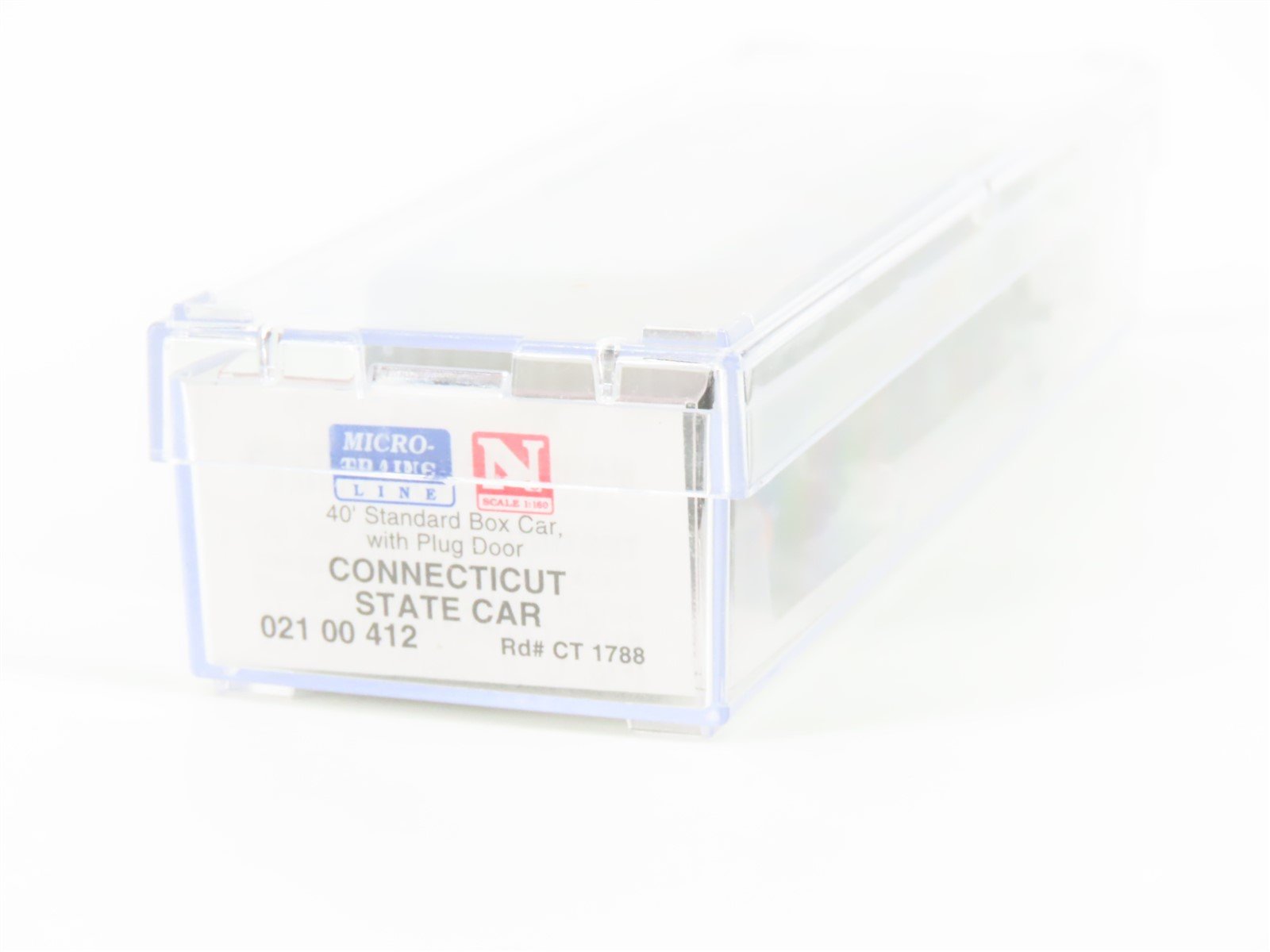 N Scale Micro-Trains MTL 02100412 CT Connecticut State Plug Door Box Car 1788