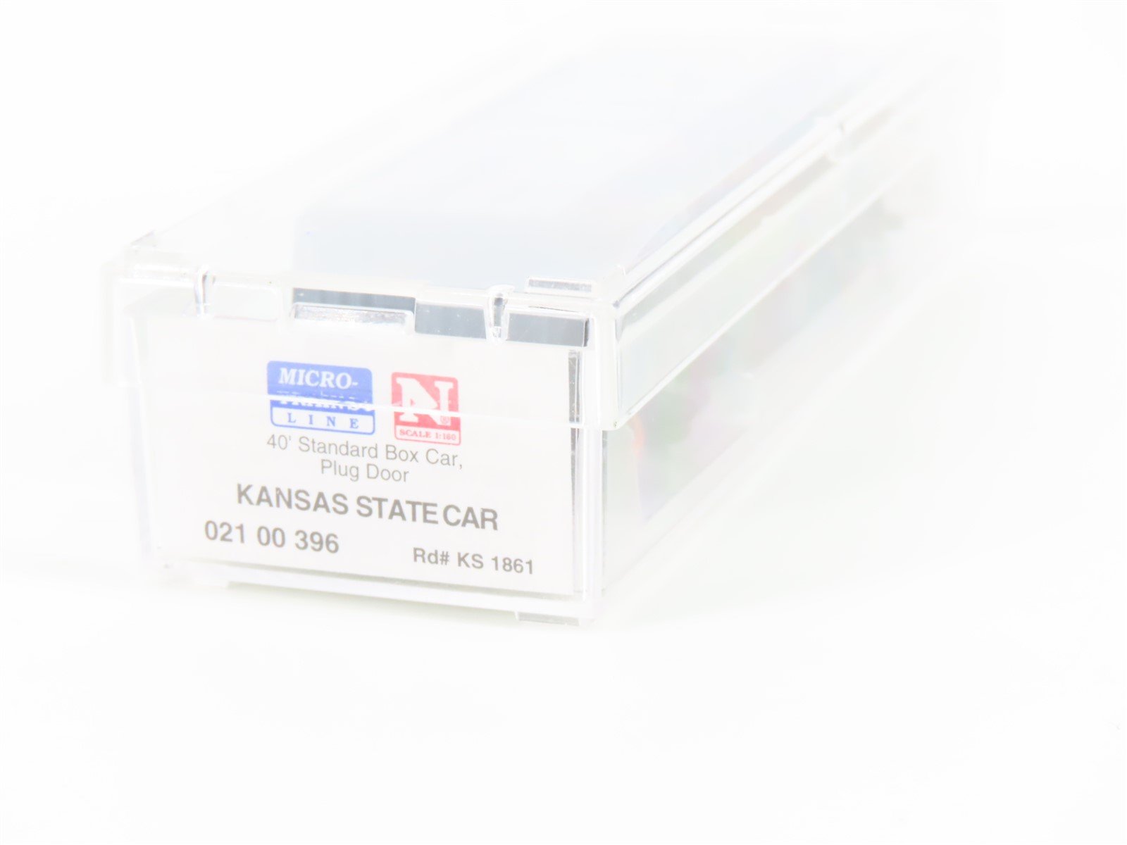N Scale Micro-Trains MTL 02100396 KS Kansas State 40' Plug Door Box Car 1861