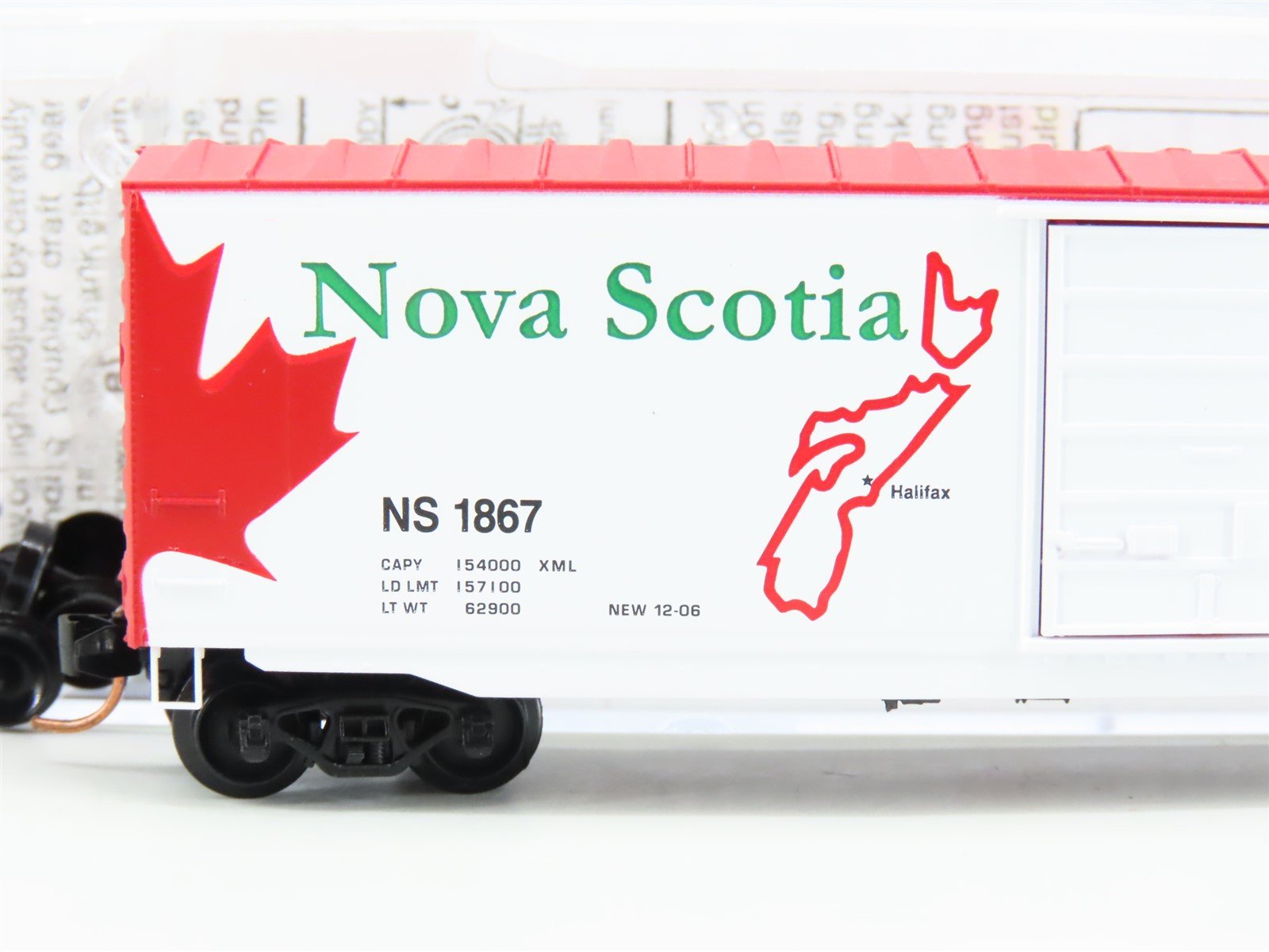 N Scale Micro-Trains MTL 07700154 NS Nova Scotia Provincial 50' Box Car 1867