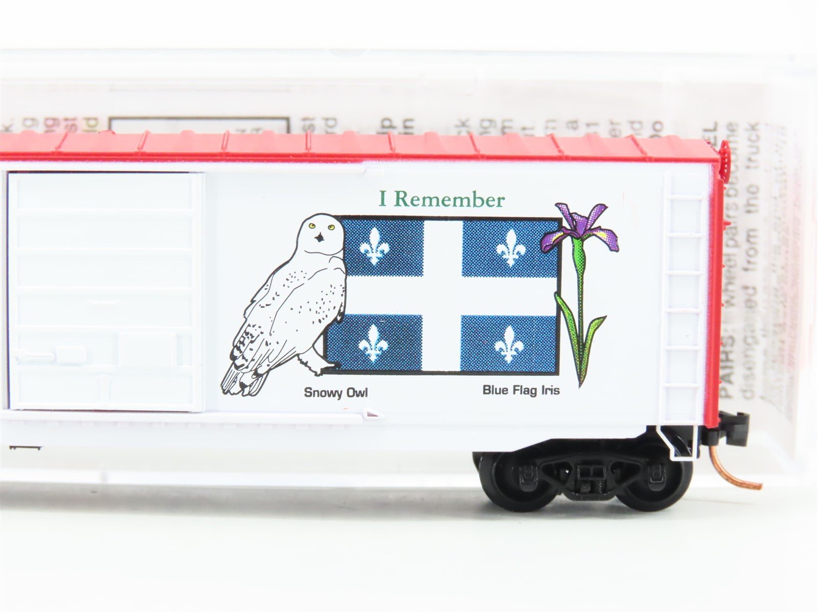 N Micro-Trains MTL 07700152 QC Quebec Provincial 50' Single Door Box Car 1867