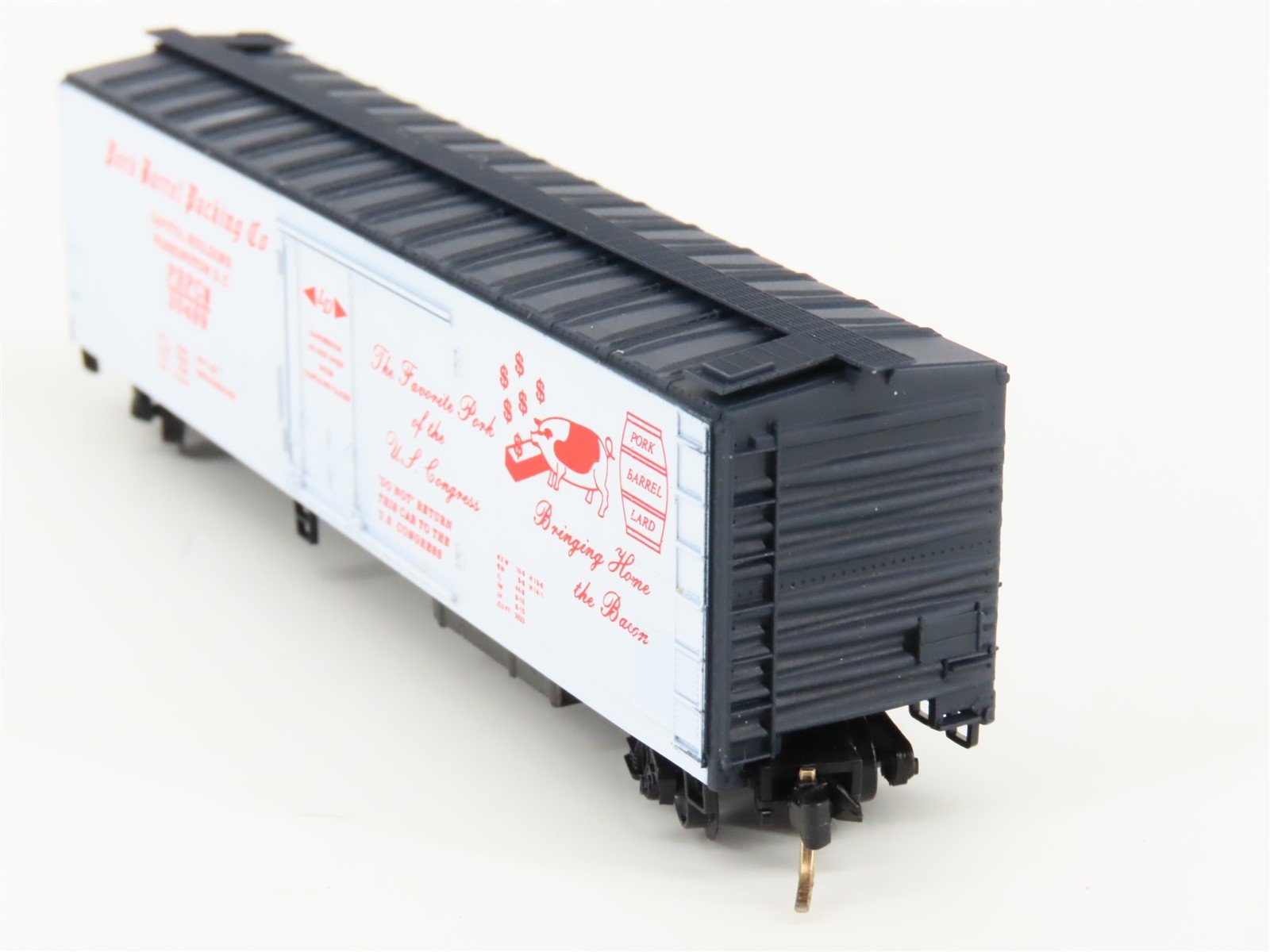 N Scale Micro-Trains MTL PBPC Pork Barrel Packing Co Mechanical Reefer #30489