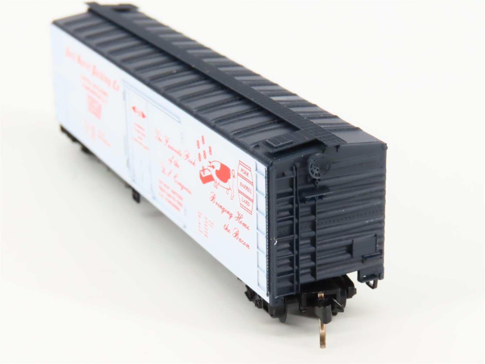 N Scale Micro-Trains MTL PBPC Pork Barrel Packing Co Mechanical Reefer #30489