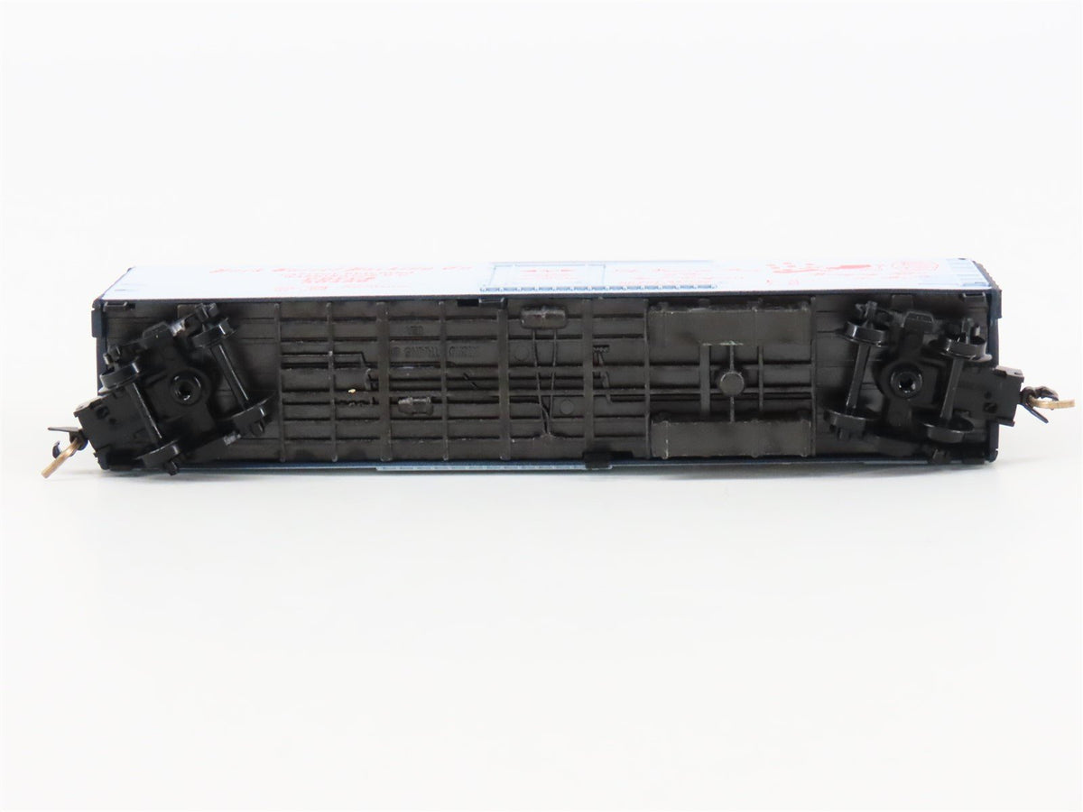 N Scale Micro-Trains MTL PBPC Pork Barrel Packing Co Mechanical Reefer #30489