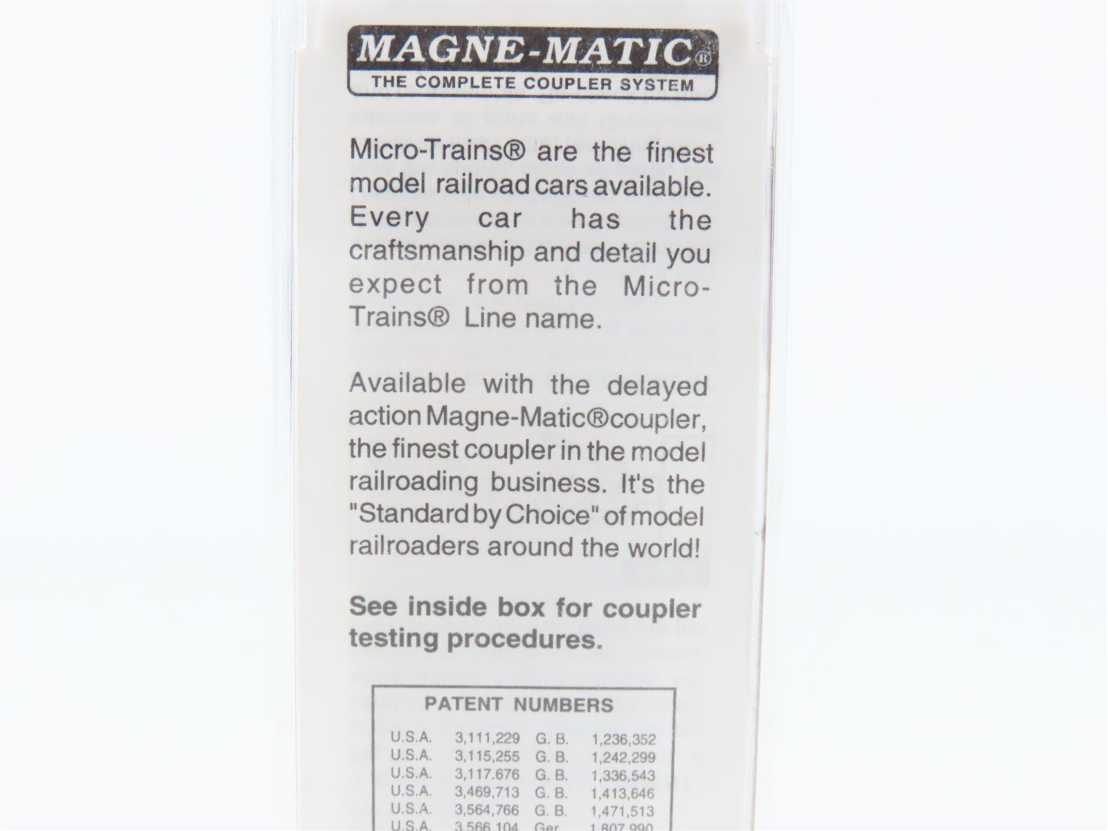 N Scale Micro-Trains MTL MCCX Mennonite Central Committee Box Car #209575