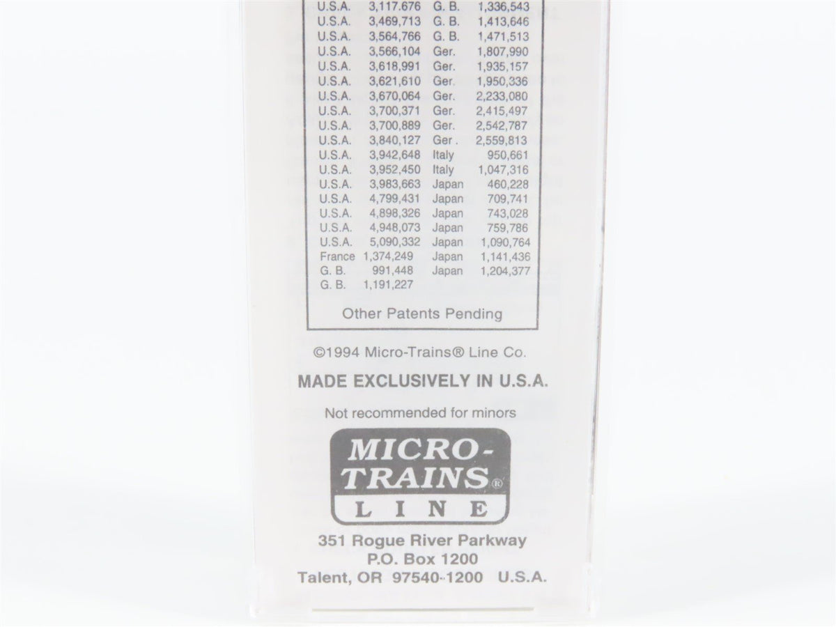 N Scale Micro-Trains MTL MCCX Mennonite Central Committee Box Car #209575